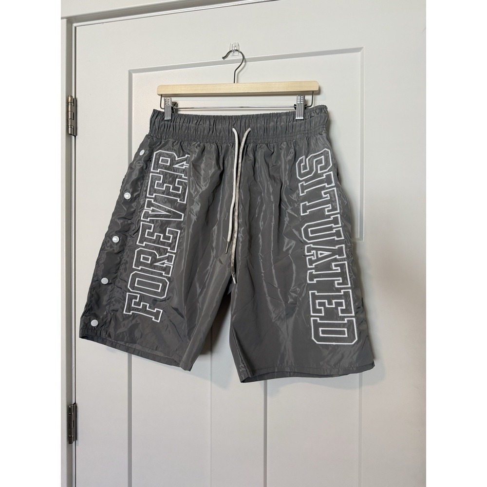 Forever Situated Nylon Shorts NWT Mens Size XXL Urban Streetwear